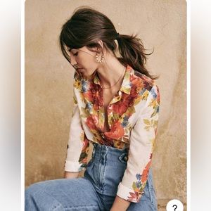 Sezane Pierro blouse size 36 NWT